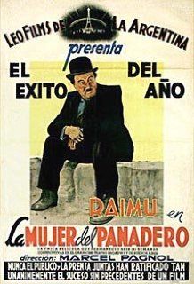 The Baker's Wife 1938 Original Argentina Poster Marcel Pagnol Raimu: Raimu, Ginette Leclerc, Fernand Charpin, Robert Vattier: Entertainment Collectibles