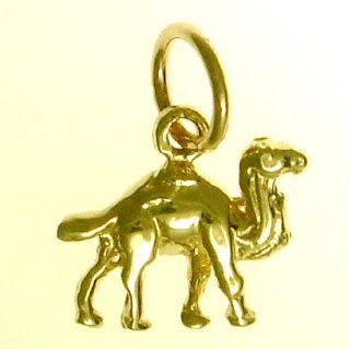 Alcoholics Anonymous Pendant, #526 16, 14k Gold, Very Small Camel ("Can Go 24 Hours Without a Drink") Jewelry