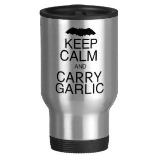 Keep Calm and Carry Garlic Coffee Mugs