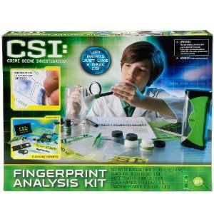 CSI Crime Scene Investigation   Fingerprint Analysis Kit Toys & Games