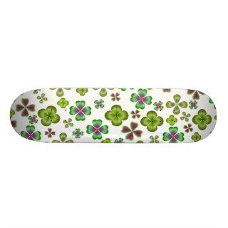 Luck of the Irish Shamrock Skateboard