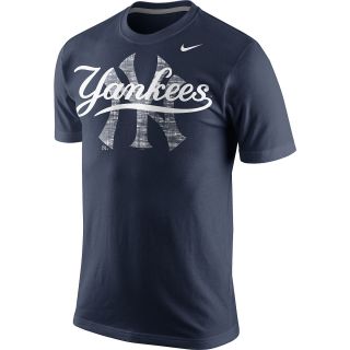 NIKE Mens New York Yankees Team Issue Woodmark Short Sleeve T Shirt   Size: Xl,