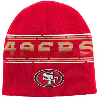 NFL Team Apparel Youth San Francisco 49ers Game Day Uncuffed Knit Hat   Size: