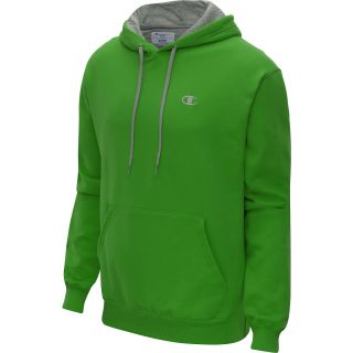 CHAMPION Mens Eco Fleece Pullover Hoodie   Size: Large, Green
