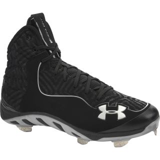 UNDER ARMOUR Mens UA Spine Highlight Mid Baseball Cleats   Size 9.5d, Pink