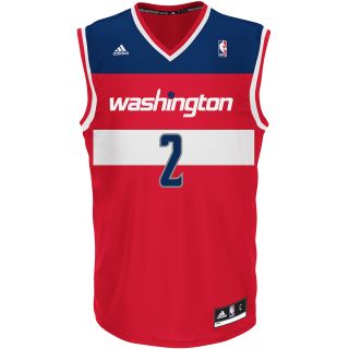 adidas Mens Washington Wizards John Wall Replica Road Jersey   Size Xl, Red