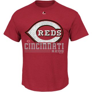 MAJESTIC ATHLETIC Mens Cincinnati Reds 6th Inning Short Sleeve T Shirt   Size: