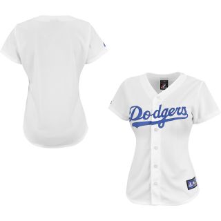 Majestic Athletic Los Angeles Dodgers Blank Womens Replica Home Jersey   Size: