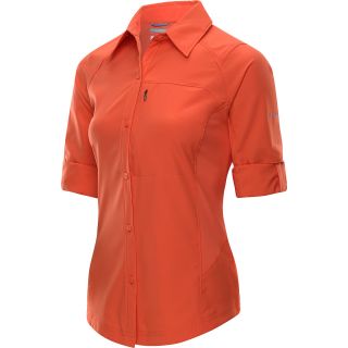 COLUMBIA Womens Silver Ridge Long Sleeve Shirt   Size: XS/Extra Small, Green