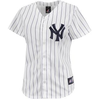 Majestic Athletic New York Yankees Womens Replica MRS JETER 2 Home Jersey  