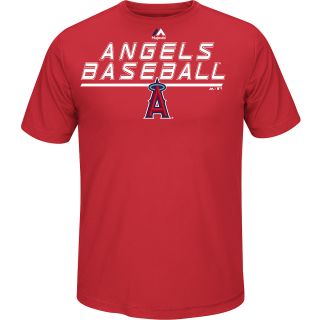 MAJESTIC ATHLETIC Mens Los Angeles Angels of Anaheim Aggressive Feel Short 