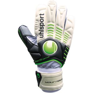 uhlsport Ergonomic Super Graphit Soccer Glove   Size: 10, Black/flash Green