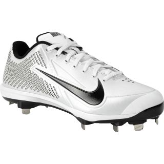 NIKE Mens Zoom Vapor Elite BB Metal Baseball Cleats   Size 13, White/black