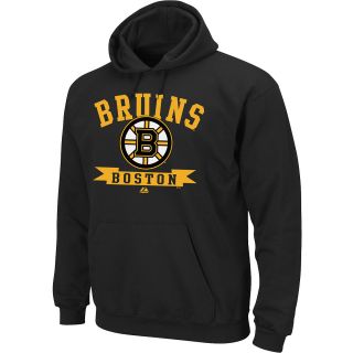 MAJESTIC ATHLETIC Mens Boston Bruins Tape to Tape Fleece Hoody   Size 2xl,