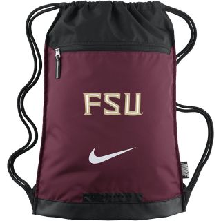NIKE Mens Florida State Seminoles Team Training Drawstring Bag, Maroon