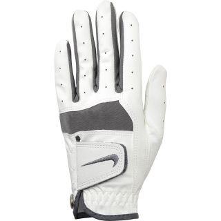 NIKE Junior Tech Remix Left Hand Golf Glove   Size: Medium, White/grey