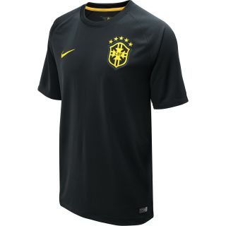 NIKE Mens Brasil 3rd Stadium Soccer Jersey   Size: Large, Black/spruce