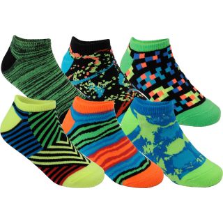 SOF SOLE Kids All Sport Lite No Show Socks   6 Pack   Size: Small, M&m