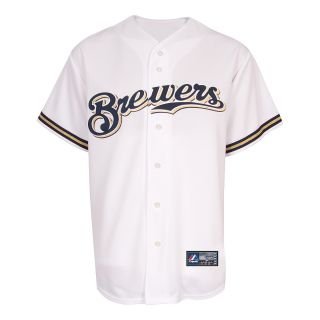 Majestic Athletic Milwaukee Brewers Rickie Weeks Replica Home Jersey   Size:
