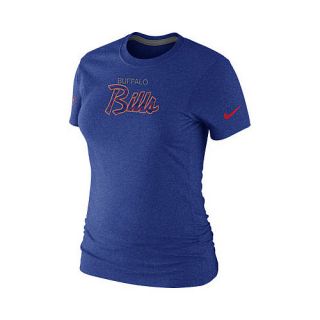 NIKE Womens Buffalo Bills Script Tri Blend T Shirt   Size: Medium, Old