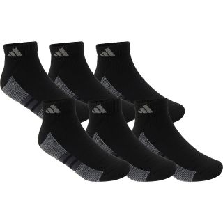 adidas Boys Graphic Low Cut Socks   6 Pack   Size: 8 9, Black/white