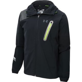 UNDER ARMOUR Mens Stealth Run Storm Jacket   Size: Large, Black