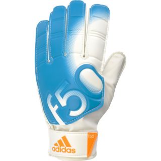 adidas Adult F50 Training Soccer Goalkeeper Gloves   Size: 6, White/solar