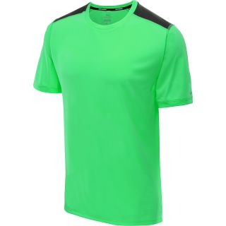 NIKE Mens Relay Short Sleeve Running Top   Size 2xl, Poison Green/anthracite