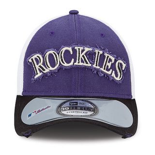 NEW ERA Mens Colorado Rockies 39THIRTY Clubhouse Cap   Size L/xl, Purple