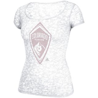 adidas Womens Colorado Rapids Scoop Neck Angle Short Sleeve T Shirt   Size: