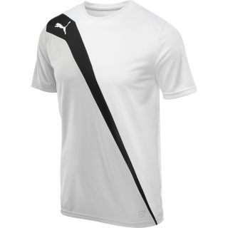 PUMA Mens BTS Short Sleeve T Shirt   Size: Small, White/grey