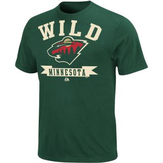 MAJESTIC ATHLETIC Youth Minnesota Wild Tape To Tape Short Sleeve T Shirt   Size:
