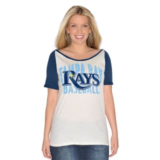 G III Womens Tampa Bay Rays Dinger Short Sleeve T Shirt   Size: Xl