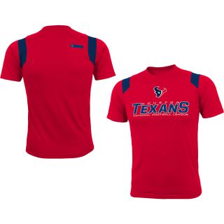NFL Team Apparel Youth Houston Texans Wordmark Short Sleeve T Shirt   Size: