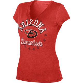 G III Womens Arizona Diamondbacks Lead Off V Neck T Shirt   Size: Medium