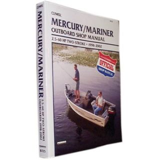 Clymer Mercury/Mariner Outboard Shop Manual 2.5 60 HP Two Stroke (1200725)