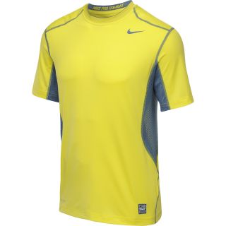 NIKE Mens Pro Combat Hypercool Fitted Short Sleeve Crew Top   Size: Small,