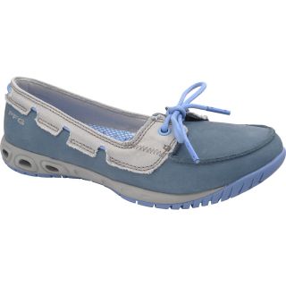COLUMBIA Womens Sunvent Boat Shoes   Size: 6, Blue/white