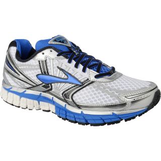 BROOKS Mens Adrenaline 14 GTS Running Shoes   Size: 11.5, White/blue/silver