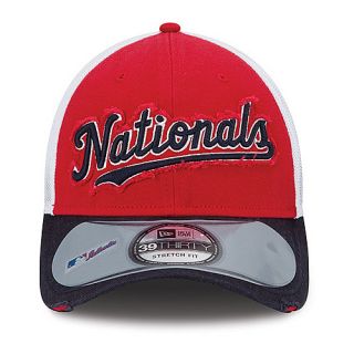 NEW ERA Mens Washington Nationals 39THIRTY Clubhouse Cap   Size M/l, Red