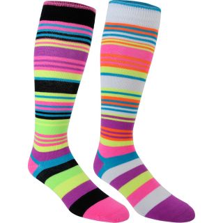 SOF SOLE Womens All Sport Over The Calf Socks   2 Pack   Size: Medium, Stripe