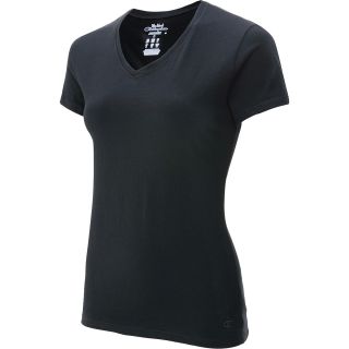 CHAMPION Womens Authentic Jersey Short Sleeve V Neck T Shirt   Size: Small,