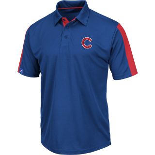 MAJESTIC ATHLETIC Mens Chicago Cubs Career Maker Performance Polo   Size 2xl,