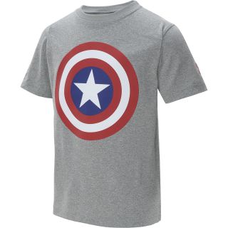 UNDER ARMOUR Boys Alter Ego Captain America Short Sleeve T Shirt   Size:
