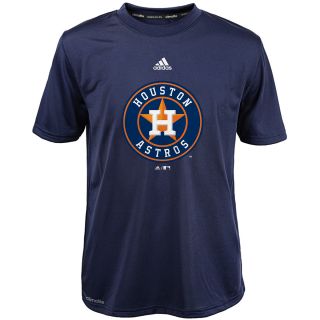 adidas Youth Houston Astros ClimaLite Team Logo Short Sleeve T Shirt   Size: