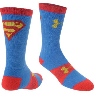 UNDER ARMOUR Mens Alter Ego Superman Performance Crew Socks   Size: Small,