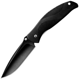 Kershaw Ken Onion Black Out Folding Knife   Choose Style   Size: Straight Edge