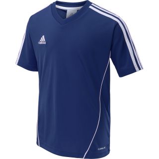 adidas Kids Estro 12 Short Sleeve Soccer Jersey   Size: Medium, New Navy/white