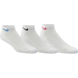 NIKE Womens Cotton Low Cut Sock  3 Pack   Size: Medium, White