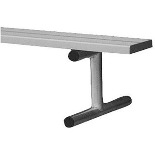 Sport Supply Group 7.5 Permanent Bench Without Back   Size: 7.5 Foot, Red